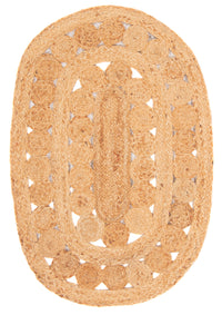 Tapis en jute - 200 x 140 cm - naturel