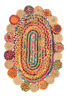 Tapis en jute - 200 x 140 cm - naturel