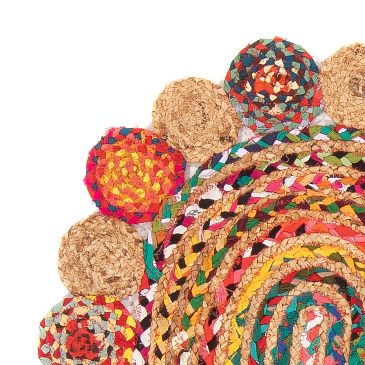 Tapis en jute - 200 x 140 cm - naturel