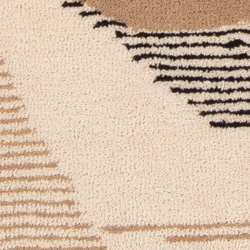 Tapis en laine - 90 x 60 cm - beige