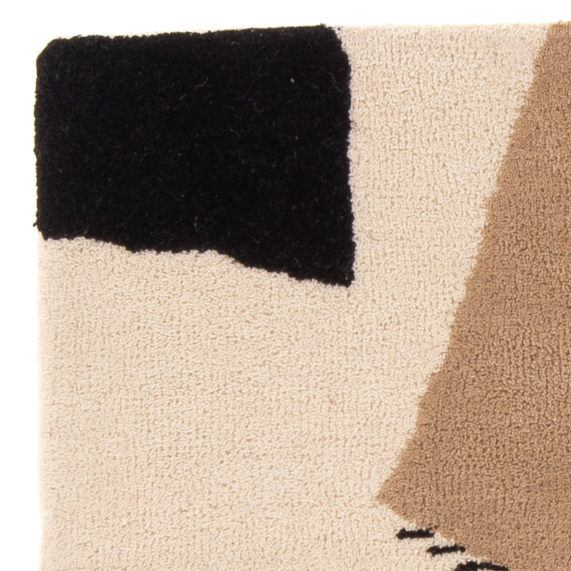 Tapis en laine - 90 x 60 cm - beige