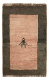 Tapis Gabbeh persan Tapis 56x82cm - Tapis en laine - Rectangle / Beige / 56 x 82 cm Rectangle