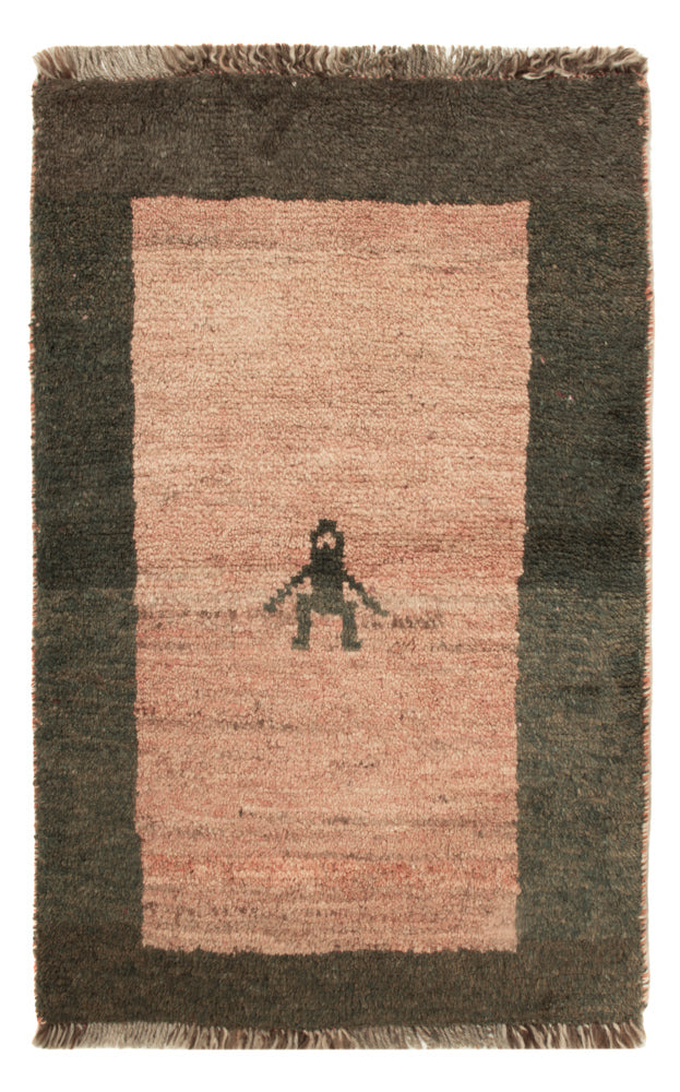 Tapis Gabbeh - Persan - 82 x 56 cm - beige