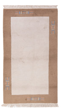 Tapis Népalais - 160 x 90 cm - crème