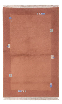 Tapis Népalais - 160 x 90 cm - terracotta