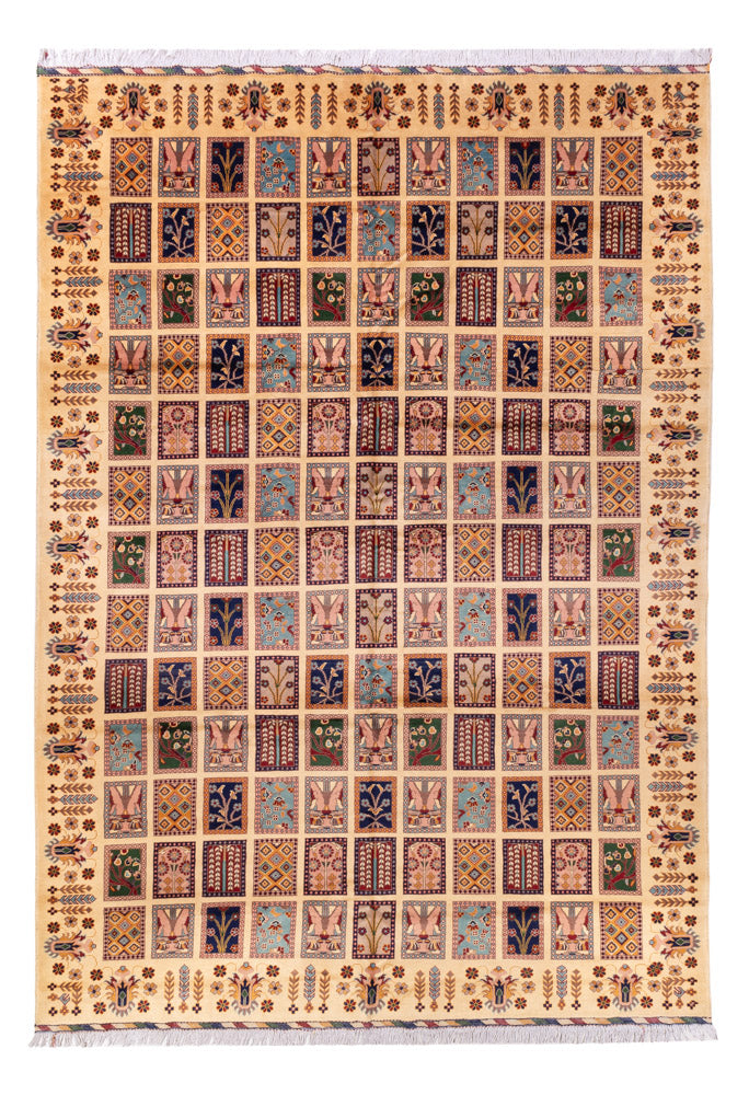 Tapis afghan - 360 x 248 cm - multicolore