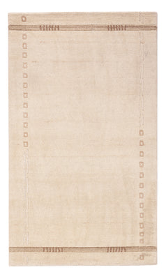 Tapis de couloir Tapis Népalais - 155 x 91 cm - crème