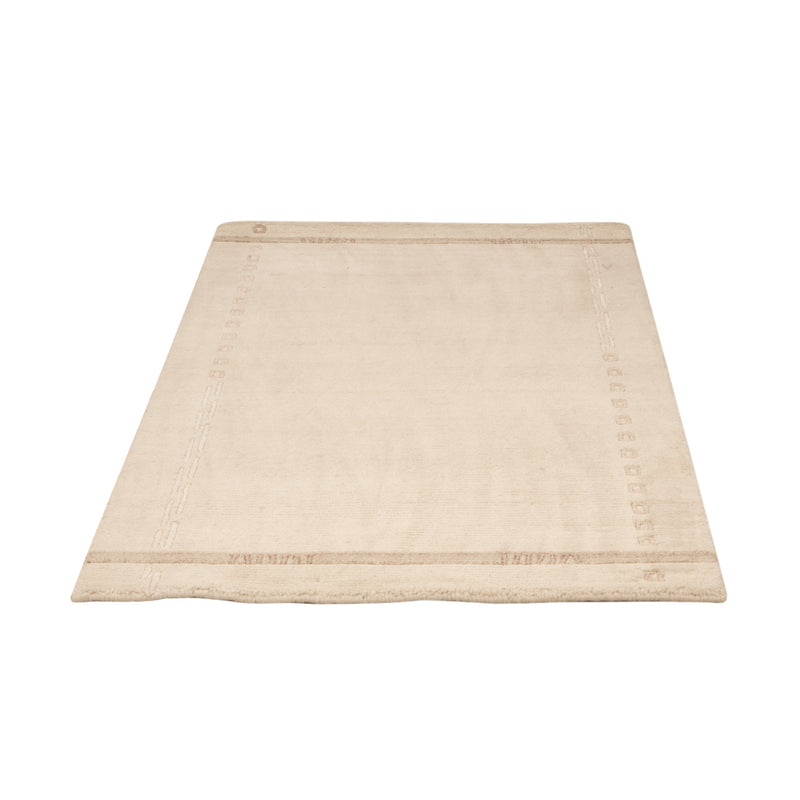 Tapis de couloir Tapis Népalais - 155 x 91 cm - crème