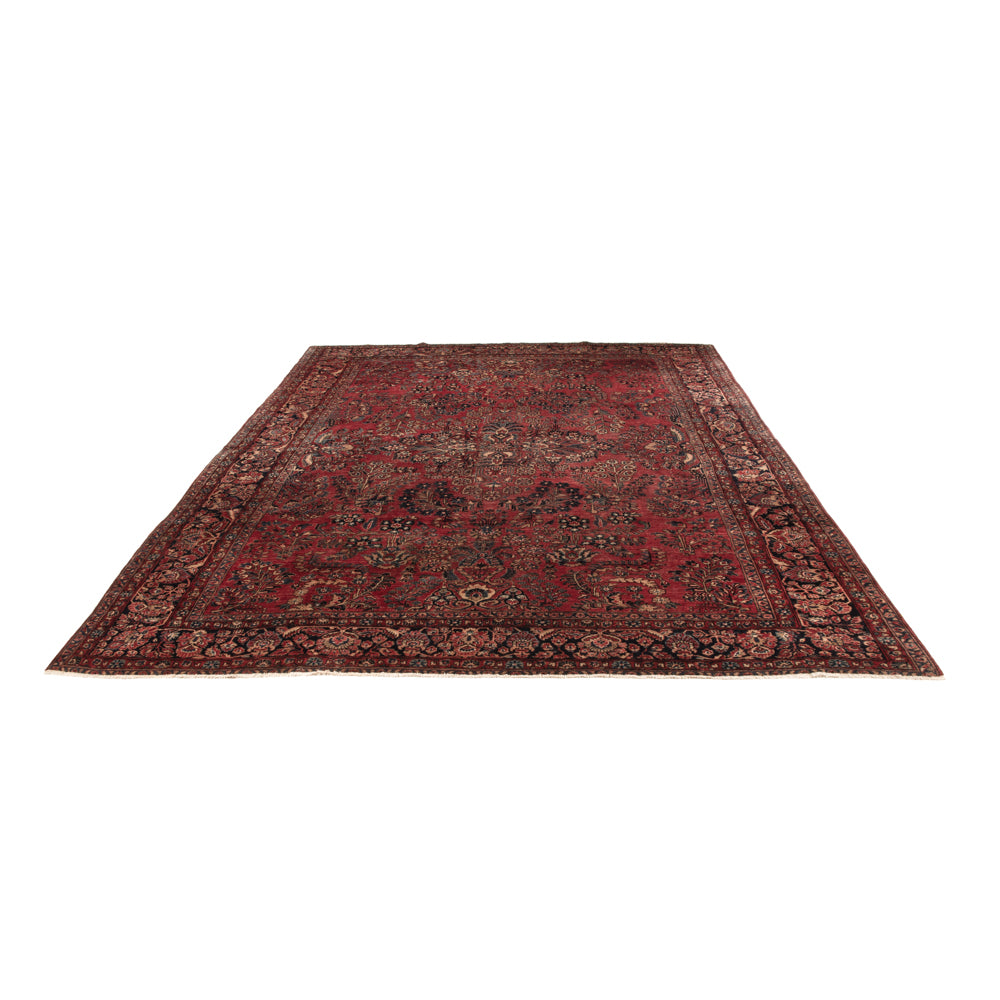 Tapis persan - Classique - Milvia - 360 x 270 cm - rouge foncé