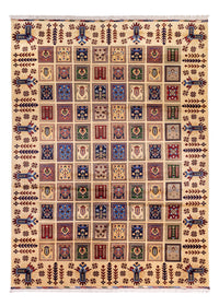 Tapis afghan - 345 x 252 cm - multicolore