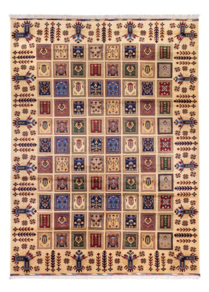 Tapis afghan - 345 x 252 cm - multicolore