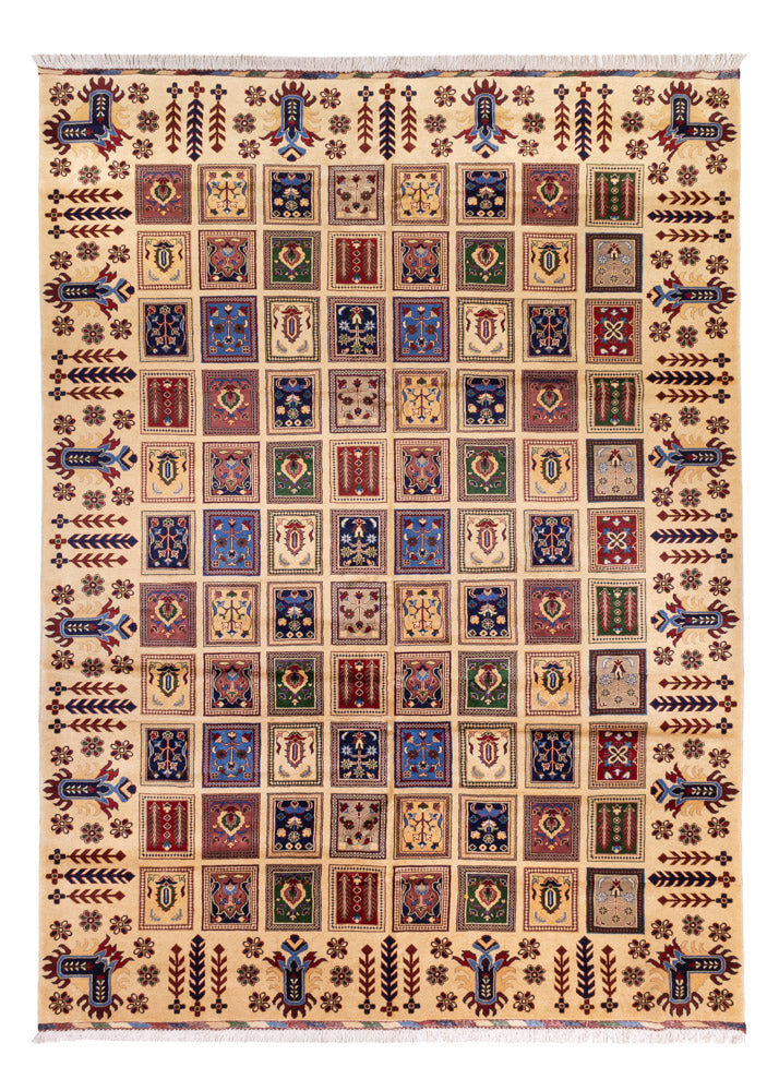 Tapis afghan - 345 x 252 cm - multicolore