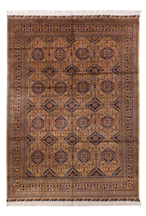 Tapis afghan - Boukhara - 344 x 246 cm - beige foncé
