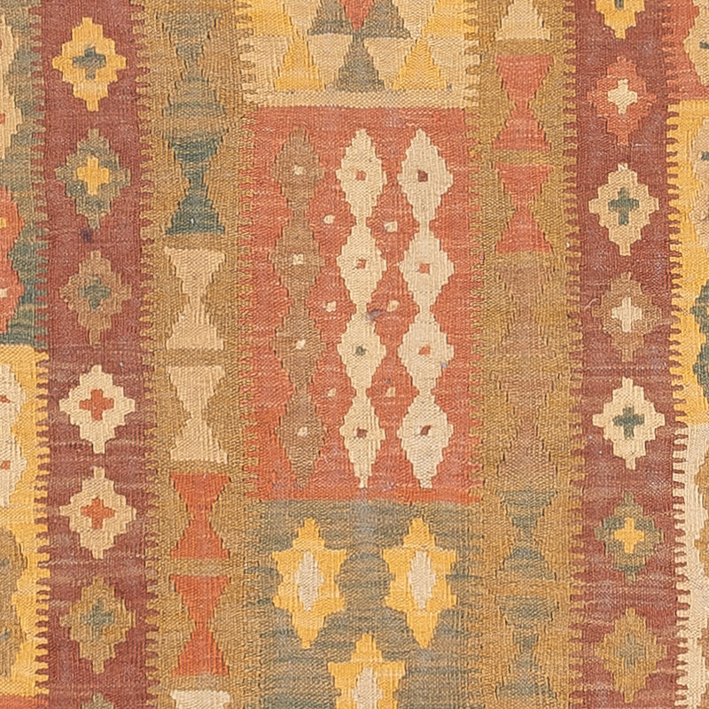 Tapis de couloir Tapis Kelim - Splash - 315 x 95 cm - multicolore