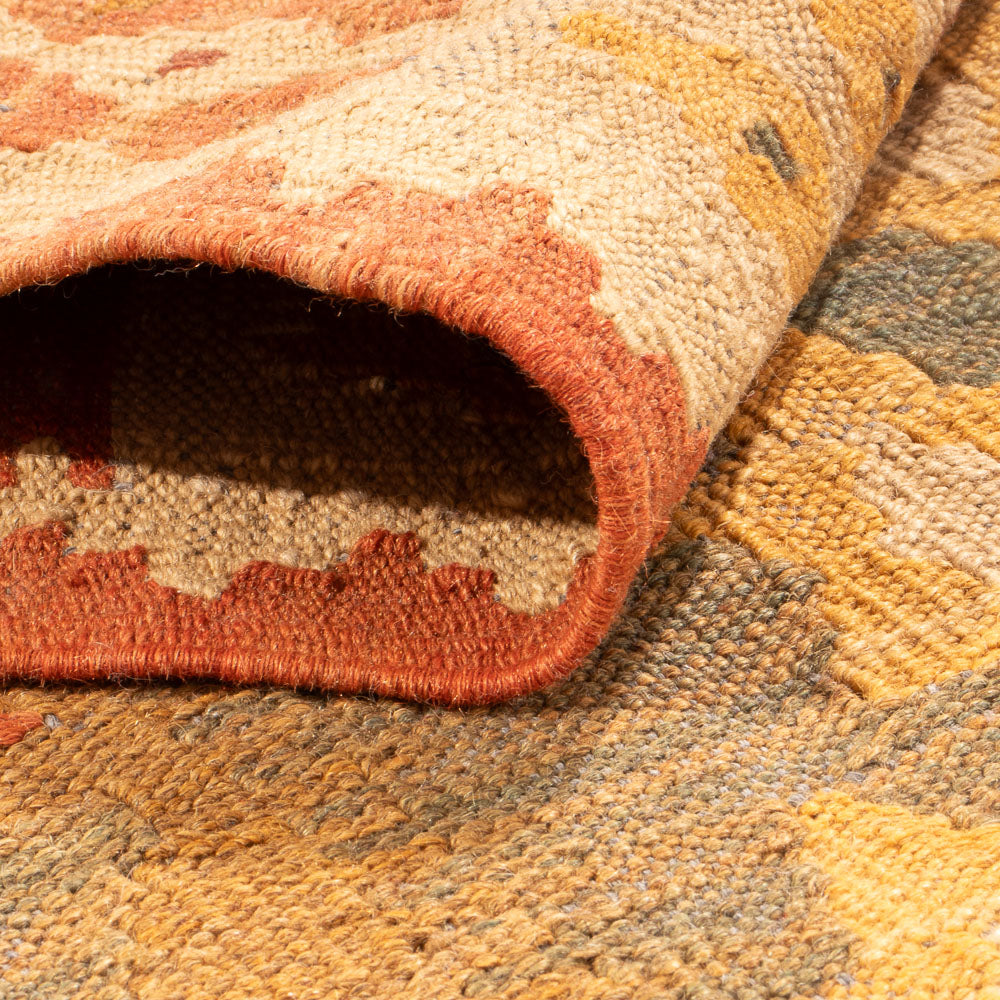 Tapis de couloir Tapis Kelim - Splash - 315 x 95 cm - multicolore