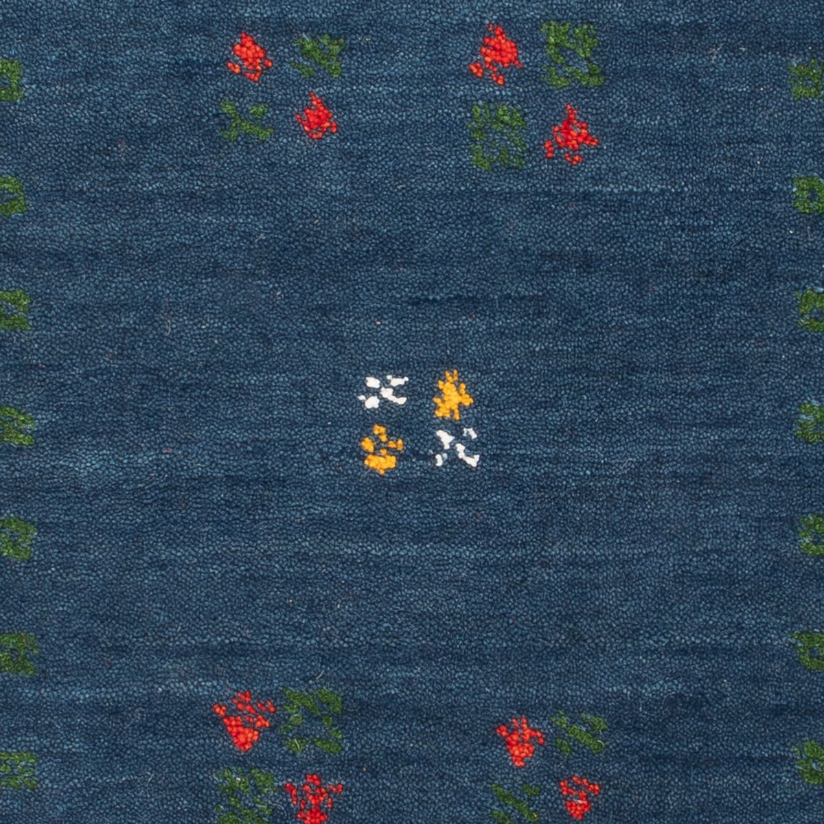 Tapis Gabbeh - Loribaft Softy - 90 x 60 cm - bleu