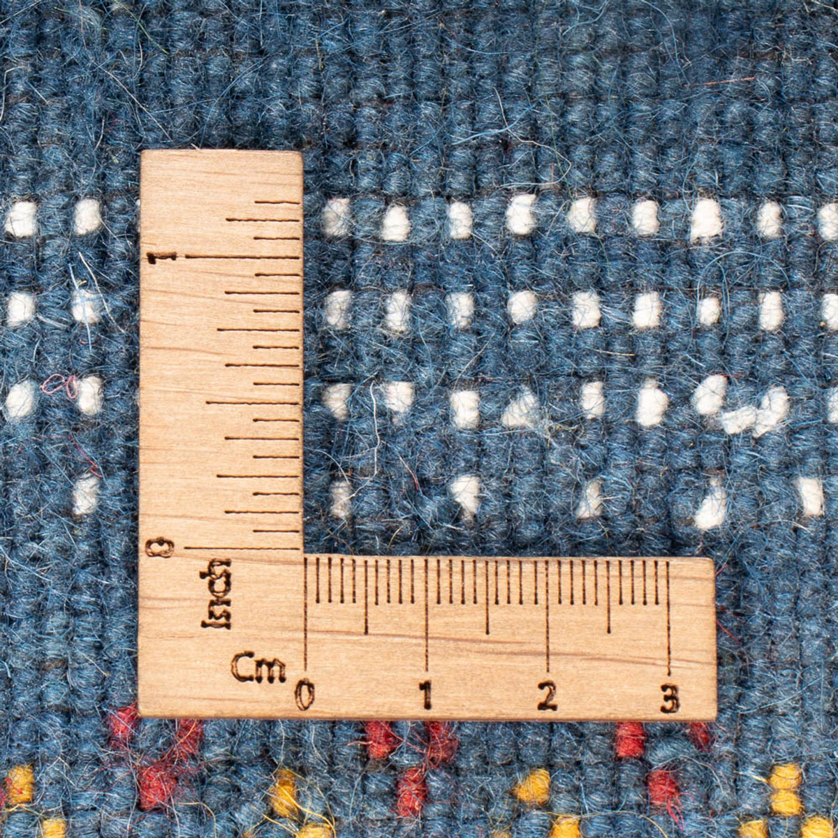 Tapis Gabbeh - Loribaft Softy - 90 x 60 cm - bleu