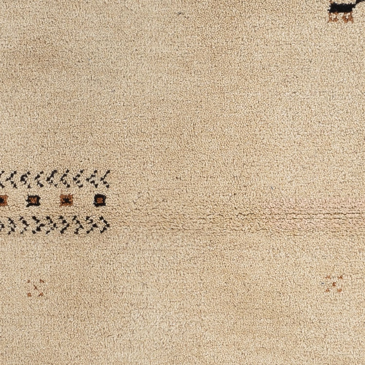 Tapis Gabbeh - Indus - 160 x 90 cm - beige