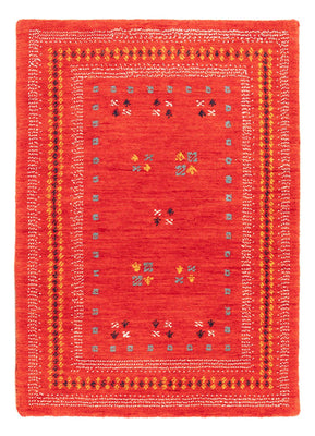 Tapis Gabbeh - Loribaft Softy - 90 x 60 cm - rouge
