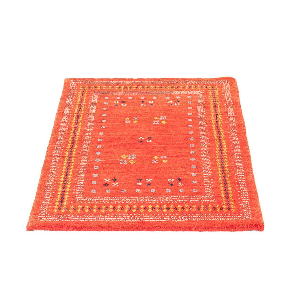 Tapis Gabbeh - Loribaft Softy - 90 x 60 cm - rouge
