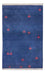 Tapis Gabbeh - Indus - 180 x 120 cm - bleu foncé
