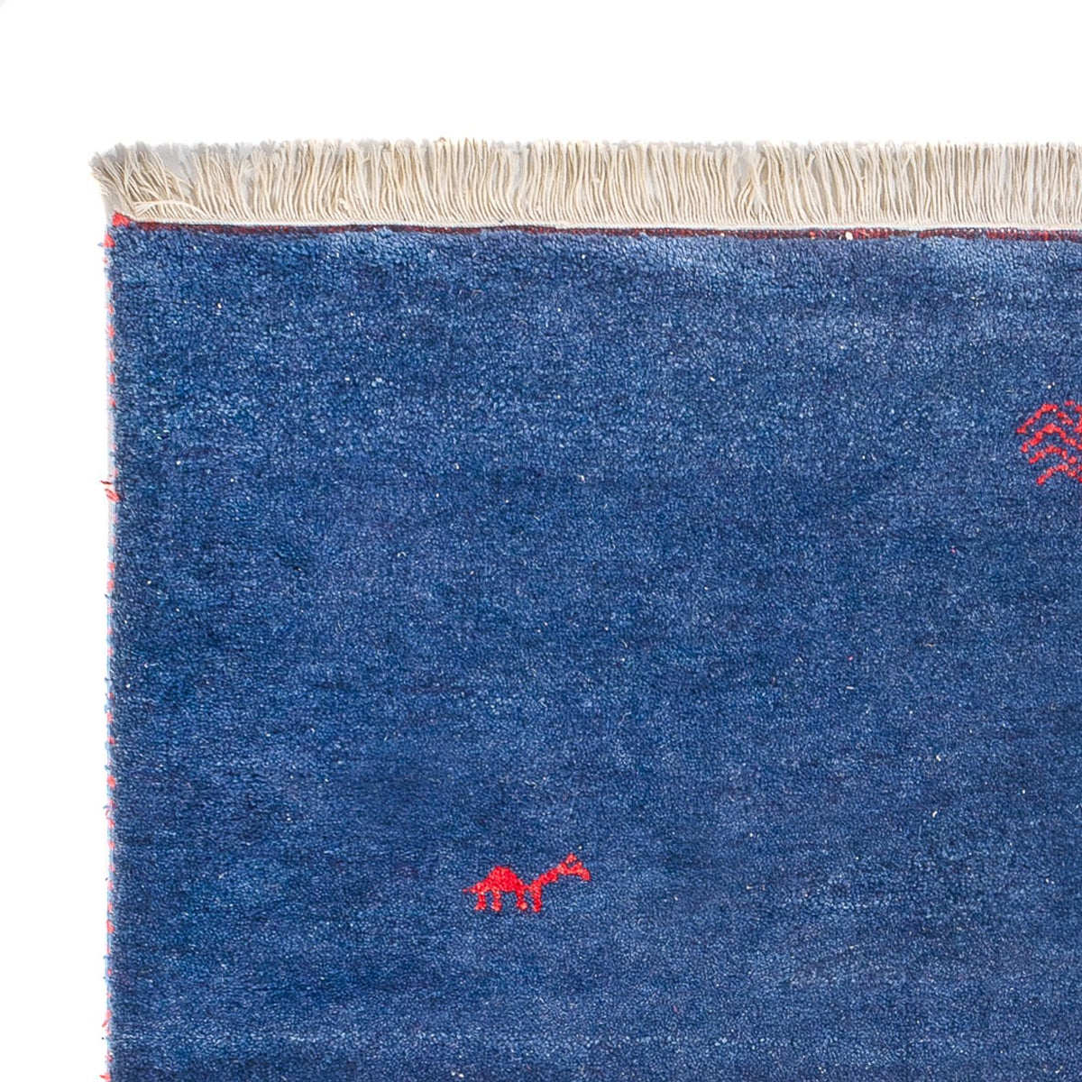 Tapis Gabbeh - Indus - 180 x 120 cm - bleu foncé