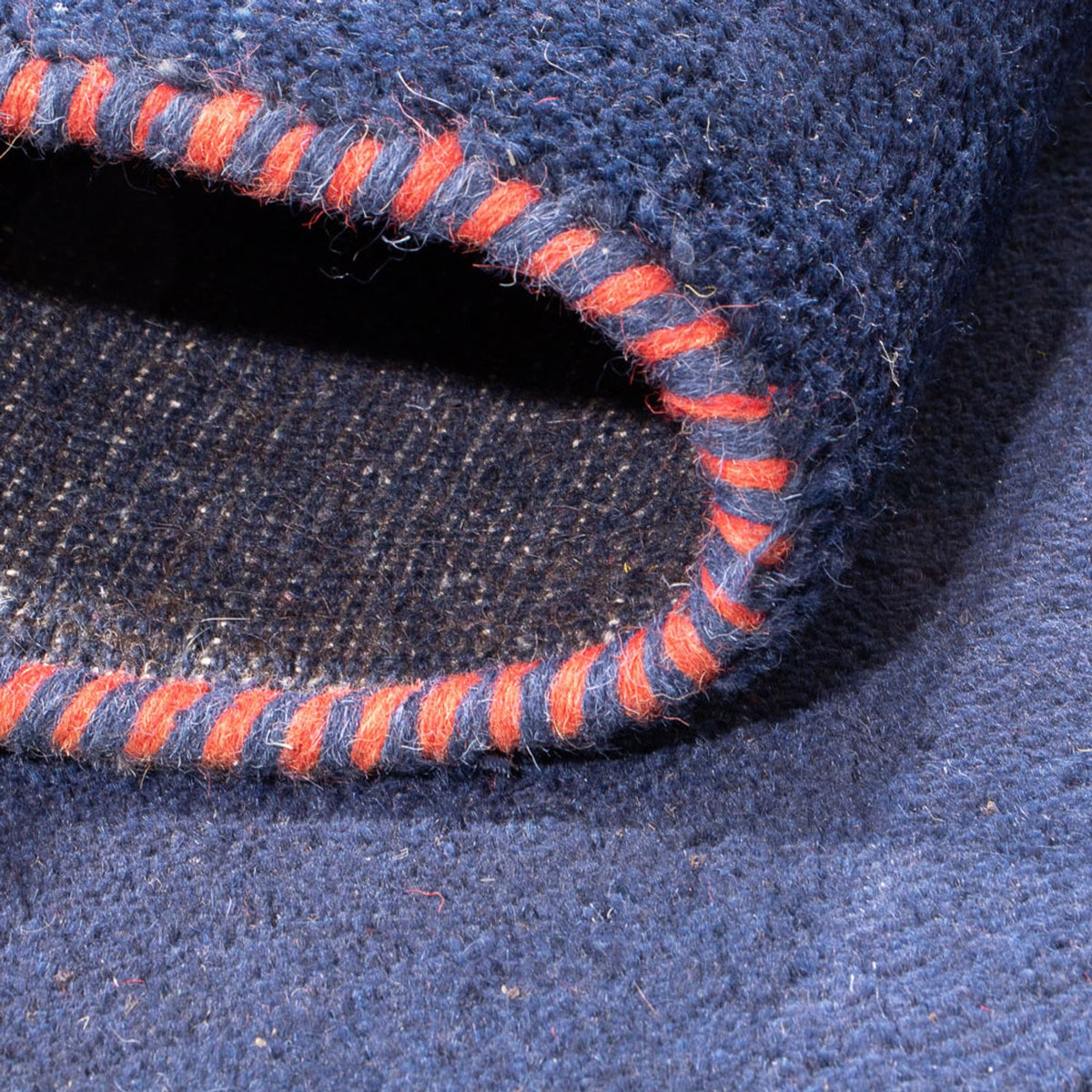 Tapis Gabbeh - Indus - 180 x 120 cm - bleu foncé