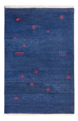Tapis Gabbeh - Indus - 180 x 120 cm - bleu foncé