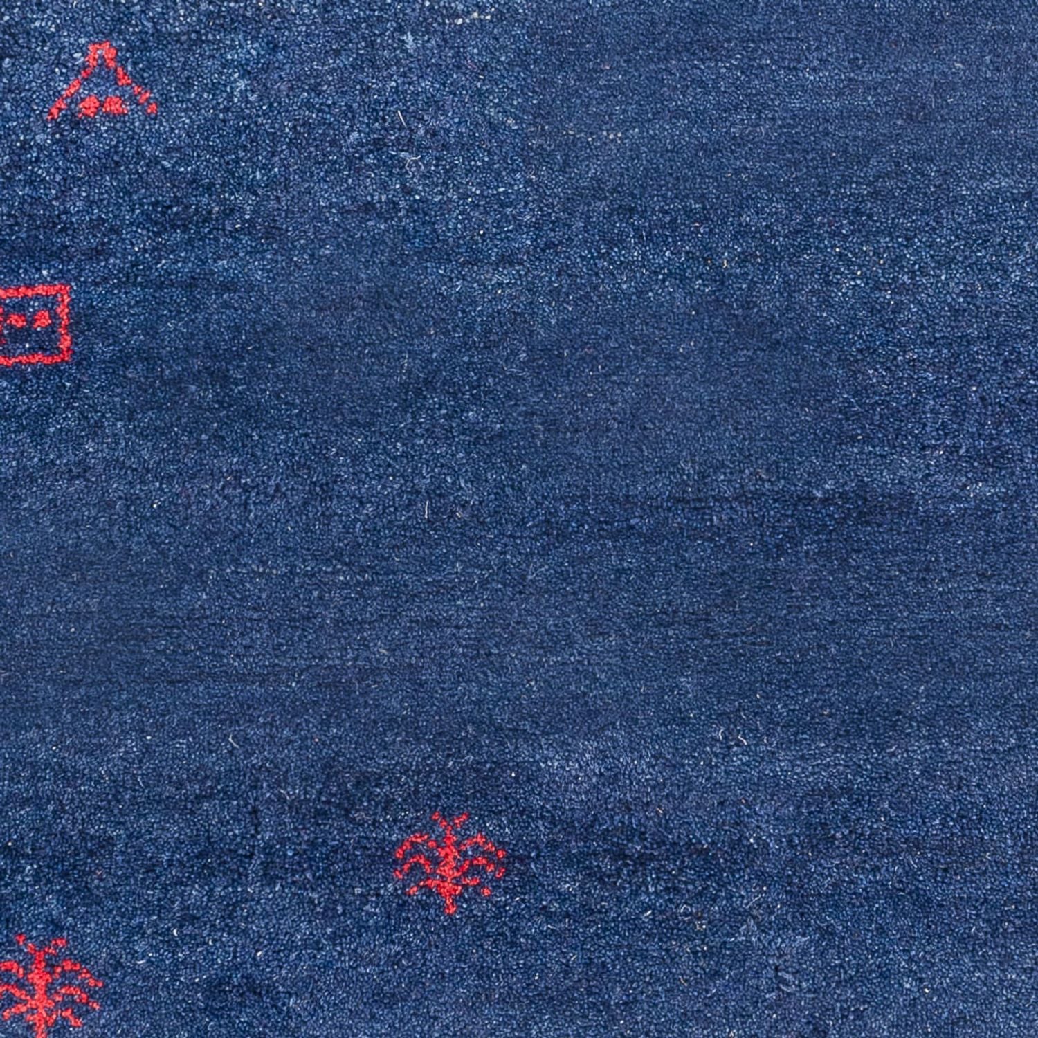 Tapis Gabbeh - Indus - 180 x 120 cm - bleu foncé