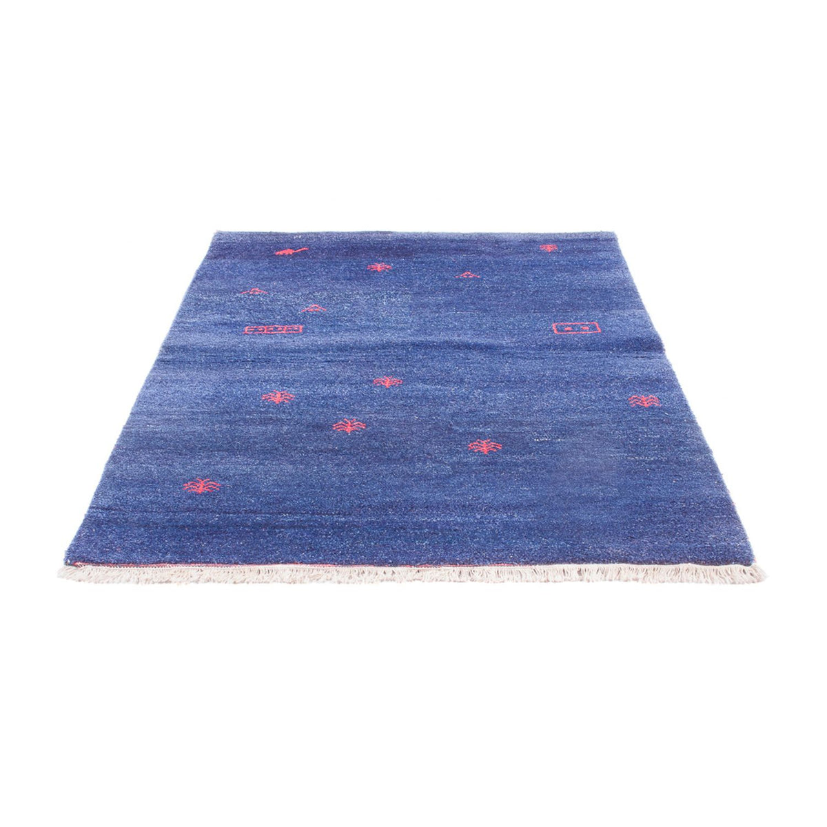Tapis Gabbeh - Indus - 180 x 120 cm - bleu foncé