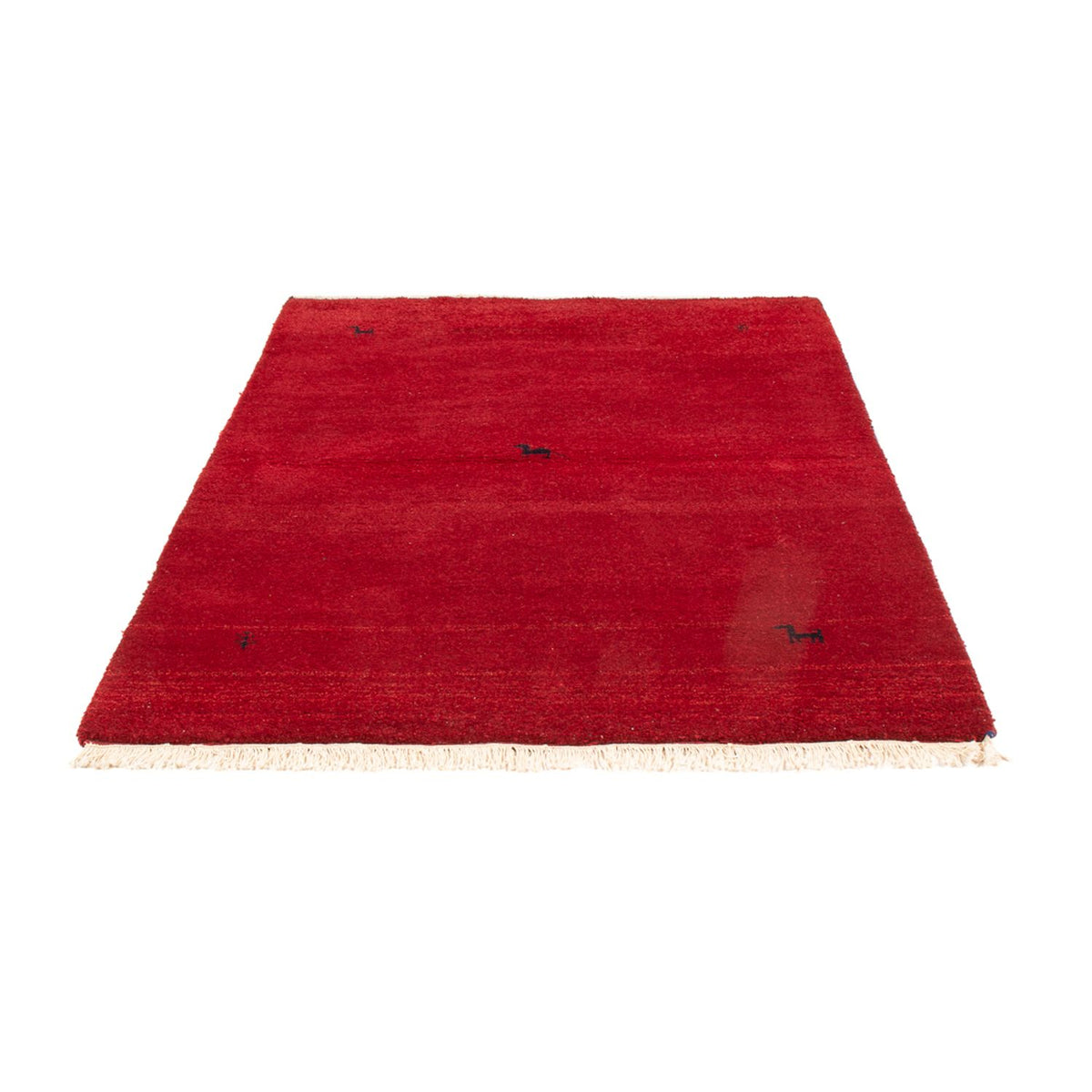 Tapis Gabbeh - Indus - 180 x 120 cm - rouge bordeaux