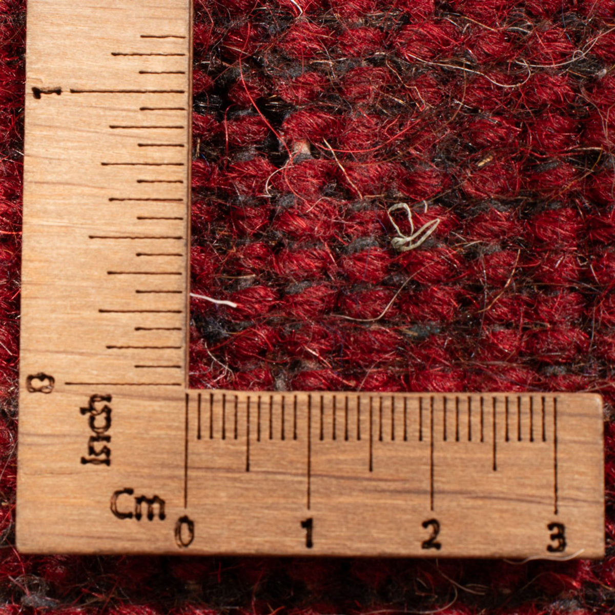 Tapis Gabbeh - Indus - 180 x 120 cm - rouge bordeaux