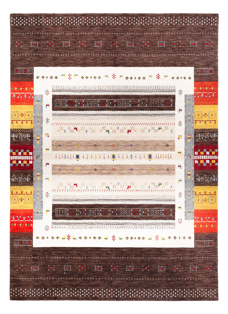 Tapis Gabbeh - Loribaft Softy - 240 x 170 cm - multicolore