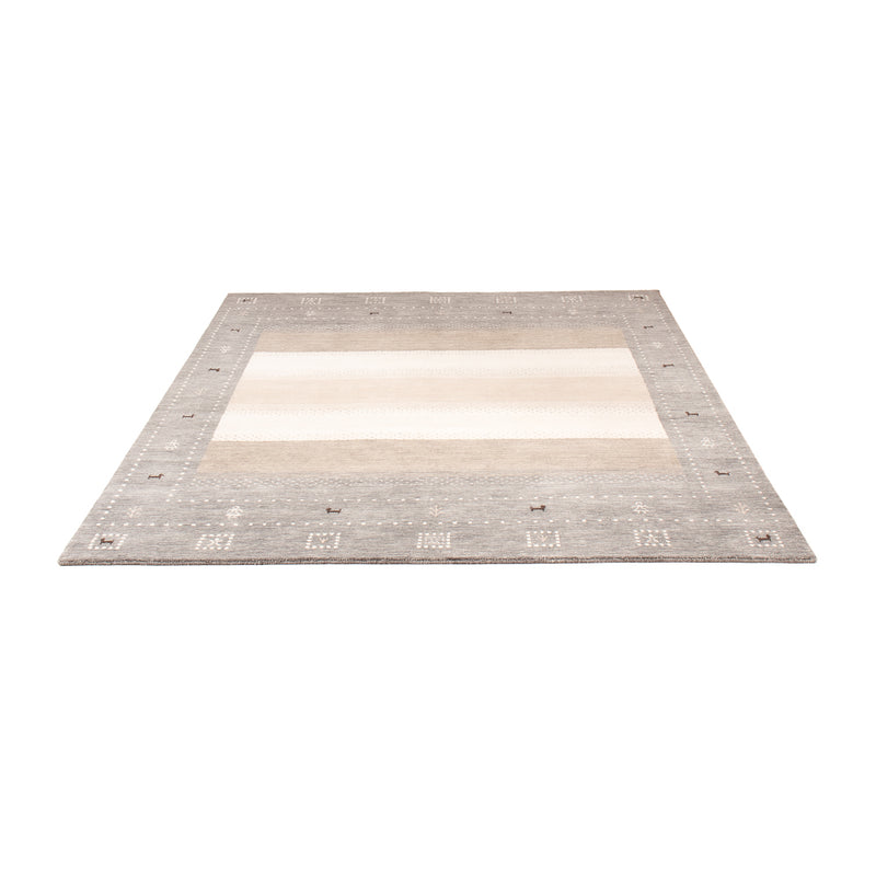 Tapis Gabbeh - Loribaft Softy - 240 x 170 cm - gris
