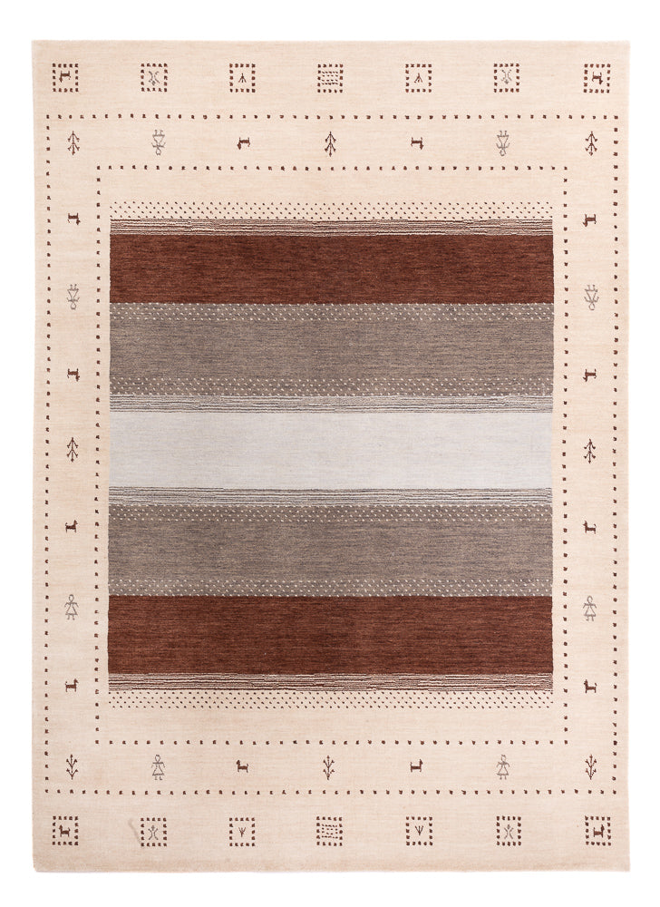 Tapis Gabbeh - Loribaft Softy - 240 x 170 cm - beige clair