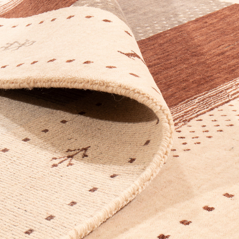 Tapis Gabbeh - Loribaft Softy - 240 x 170 cm - beige clair