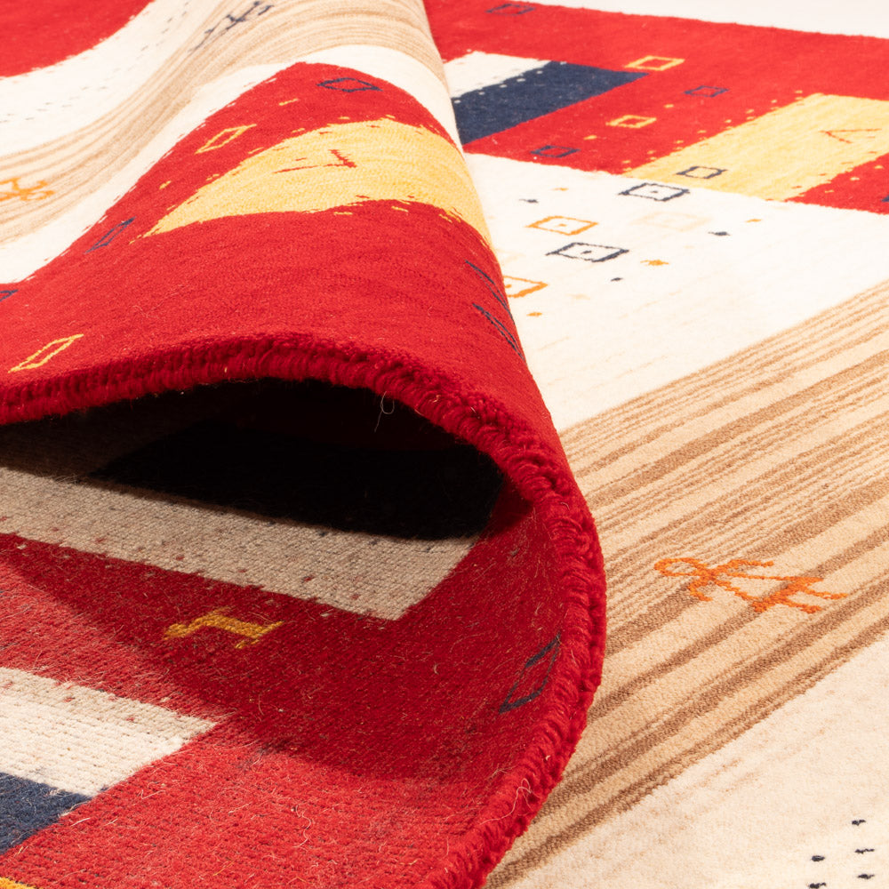 Tapis Gabbeh - Loribaft Softy - 240 x 170 cm - multicolore