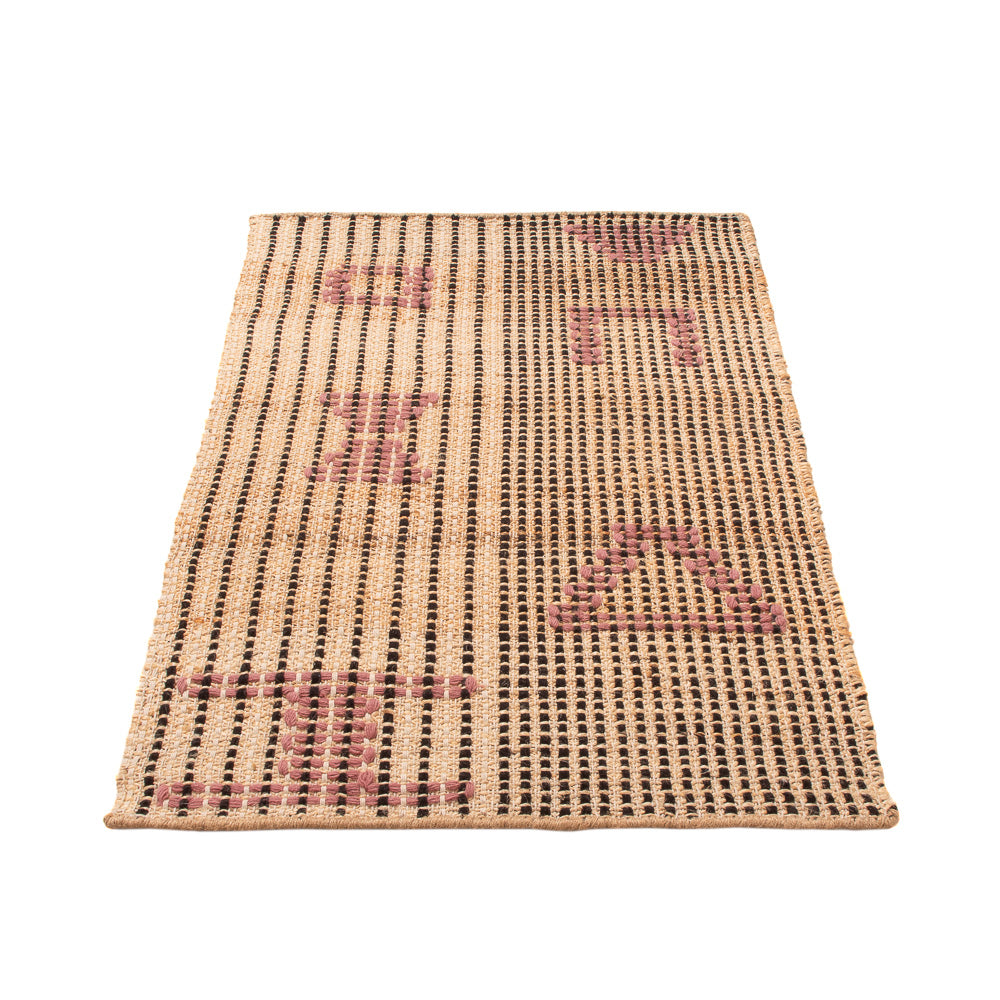 Tapis en jute - 200 x 140 cm - naturel