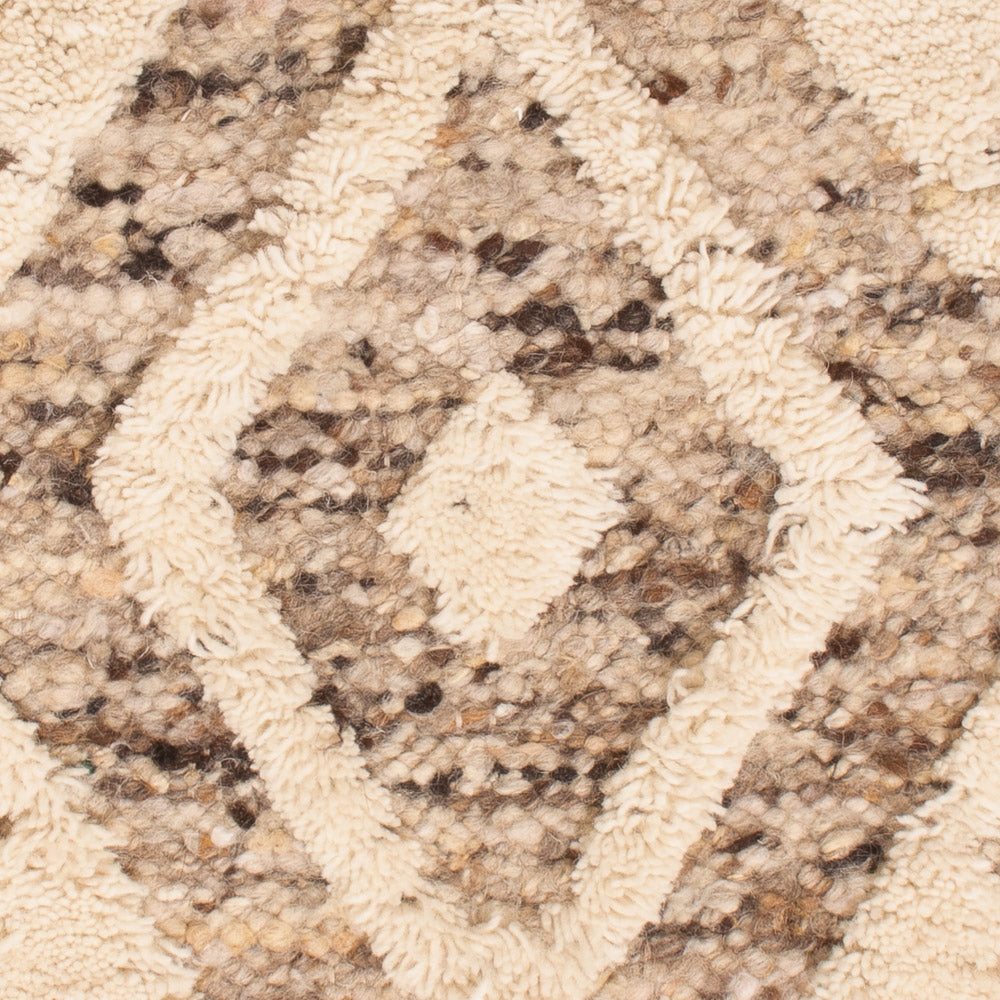 Tapis en laine - 90 x 60 cm - beige clair