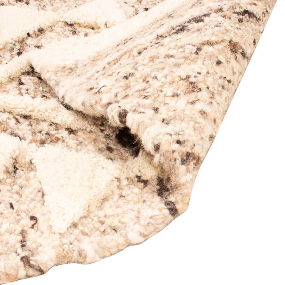 Tapis en laine - 90 x 60 cm - beige clair