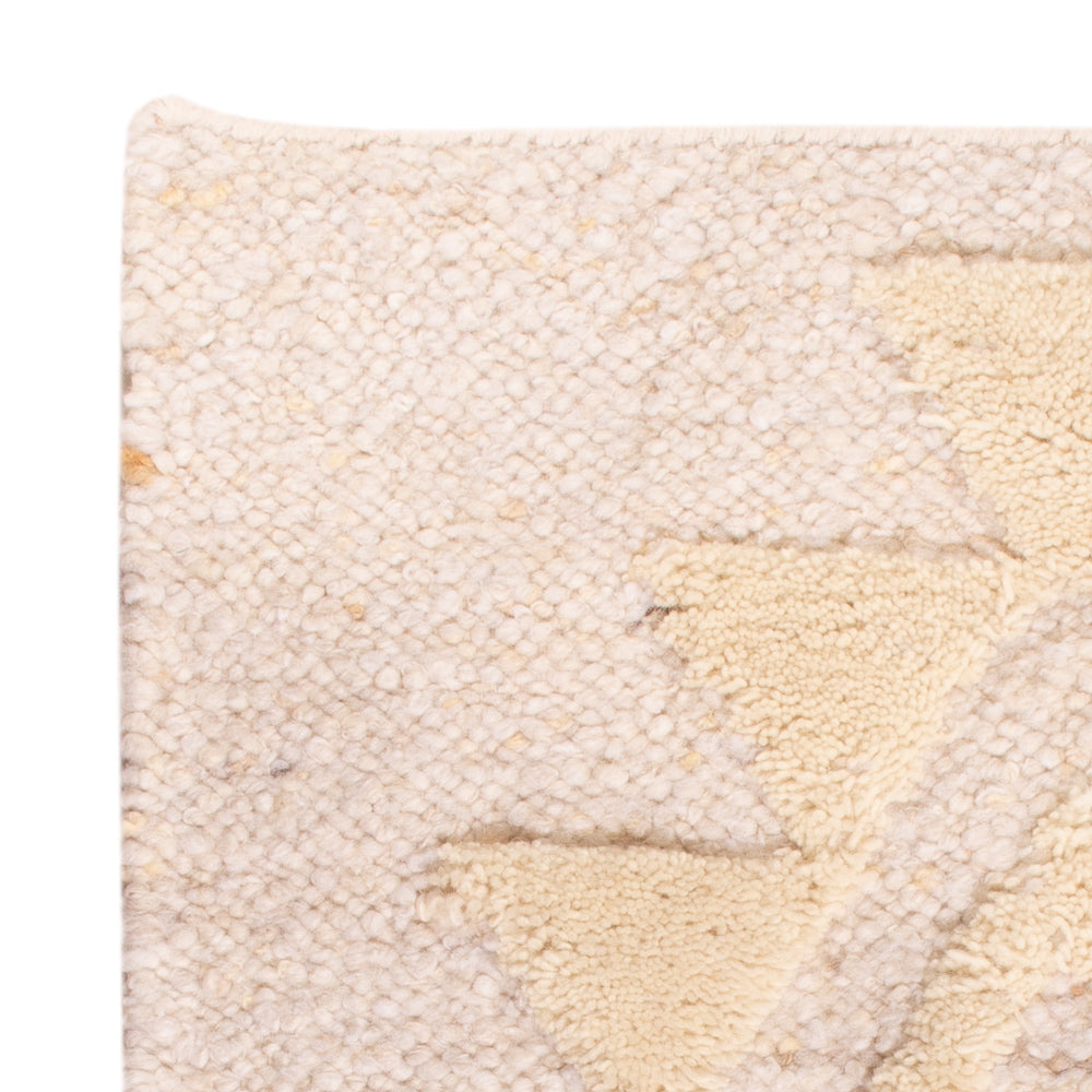 Tapis en laine - 90 x 60 cm - beige