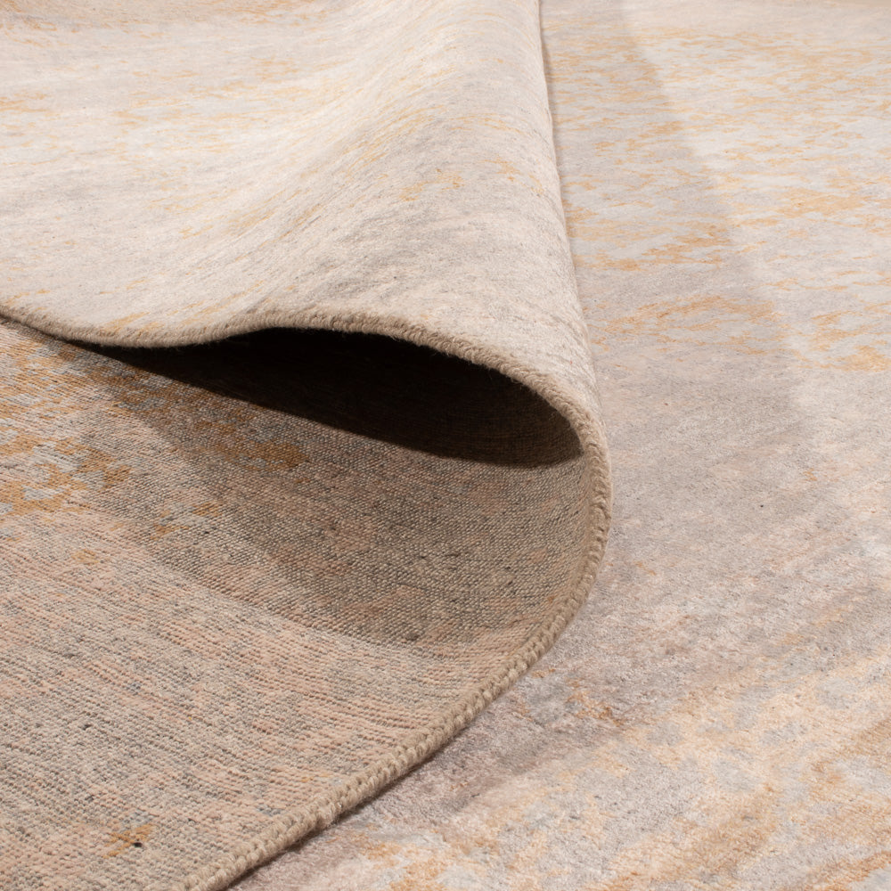 Tapis design - 309 x 241 cm - argent