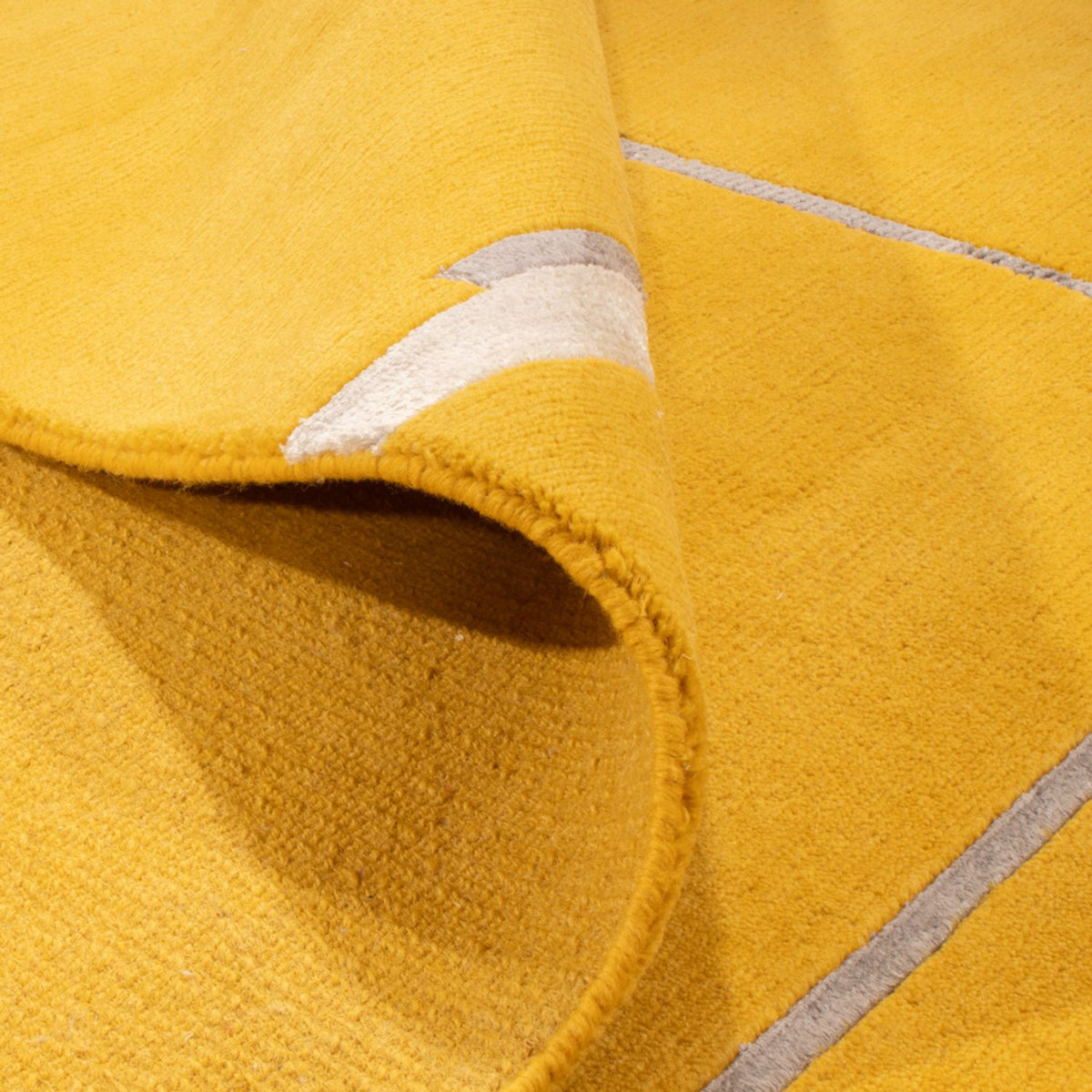 Tapis design - 242 x 171 cm - or