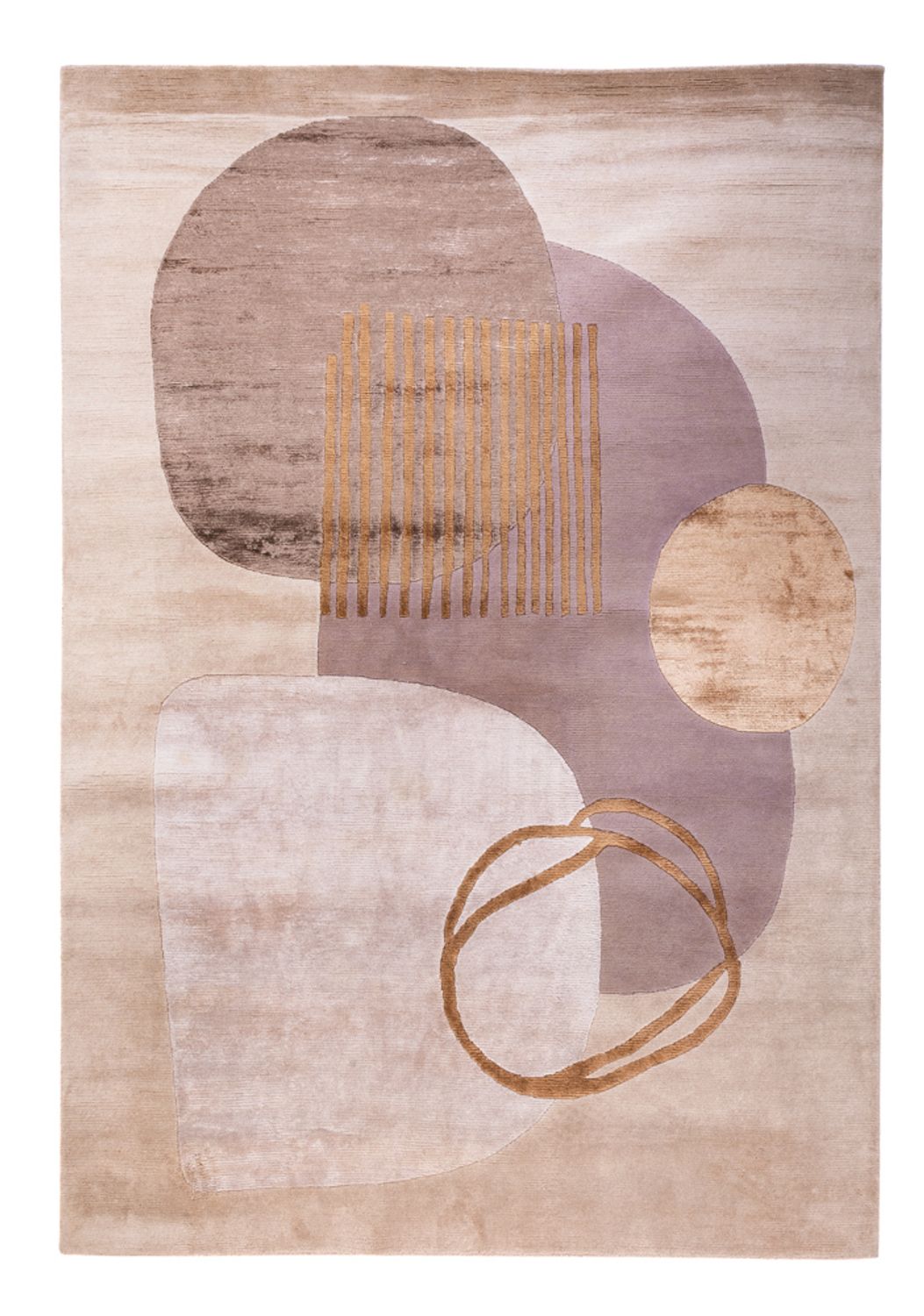 Tapis design - 241 x 166 cm - beige