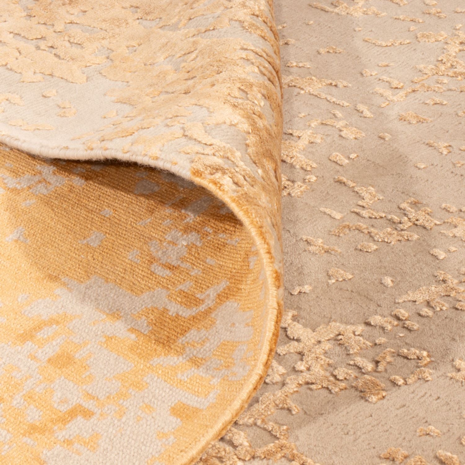 Tapis design - 246 x 171 cm - or