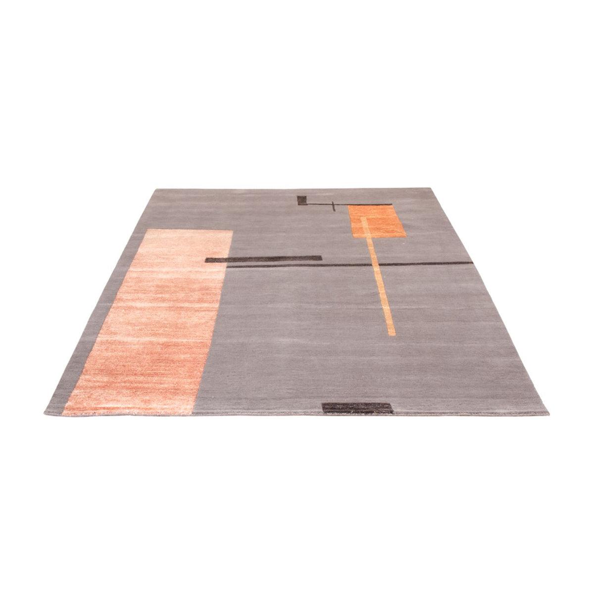 Tapis design - 247 x 174 cm - gris