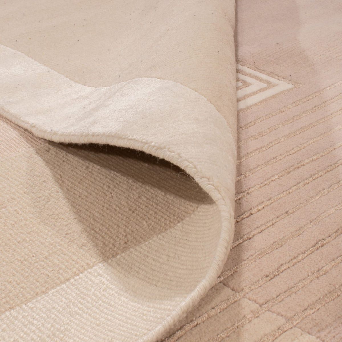 Tapis design - 244 x 169 cm - argent