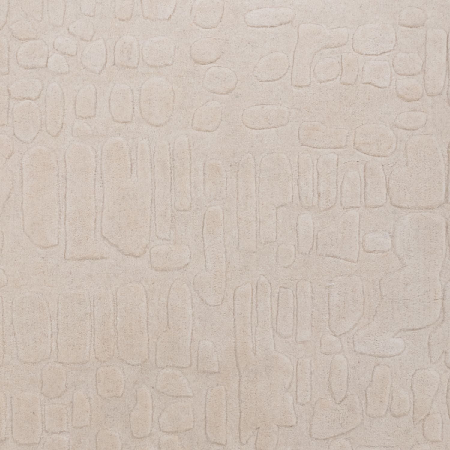 Tapis en laine - 200 x 140 cm - beige