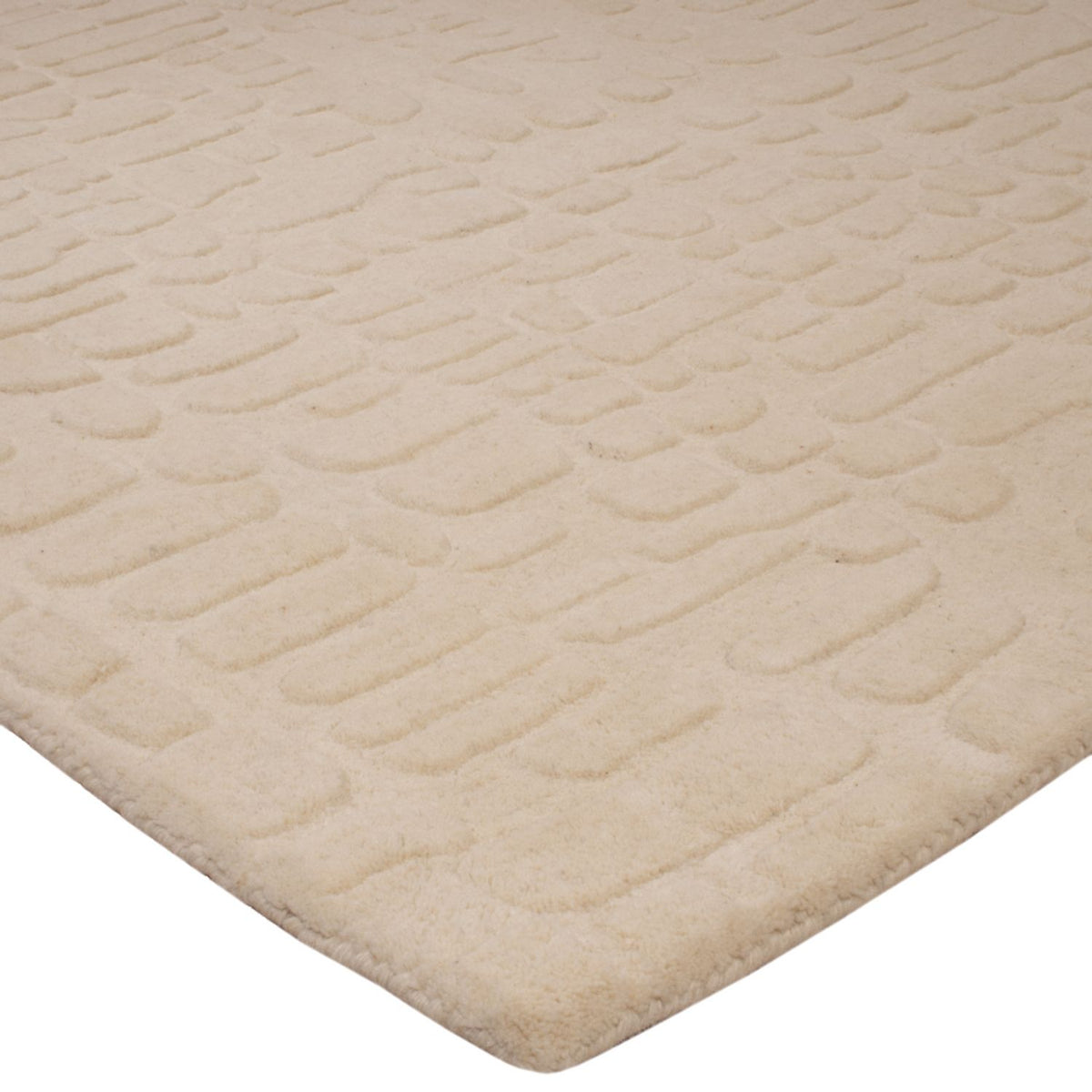 Tapis en laine - 200 x 140 cm - beige