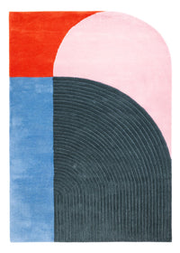 Tapis design - 200 x 140 cm - multicolore